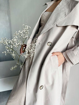 Плащ AURA 7025-170 бежевый