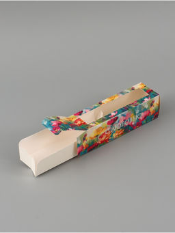 Цена за 5 шт. Коробка подарочная с окном «С любовью. Цветы», 18×5.5×5.5 см, самосборная