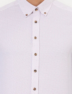 Bordo Slim Fit Uzun Kollu G_mlek - Pierre cardin фото 6