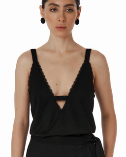 Топ с кружевом