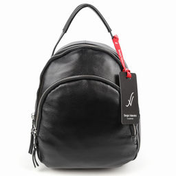Женский кожаный рюкзак SV-13060 Блек - Sergio valentini фото 2
