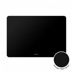 Цена за 4 шт. Подкладка настольная пластиковая ErichKrause Matt Total Black, A2, черный (в пакете по 4 шт.)  фото 2