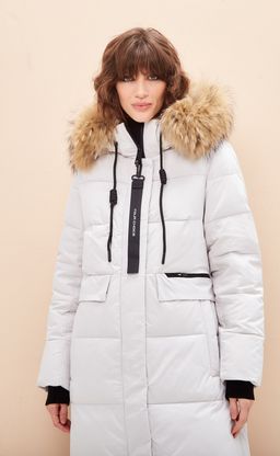 Куртка SCW-JW796-CR молочный - Fine joyce фото 2