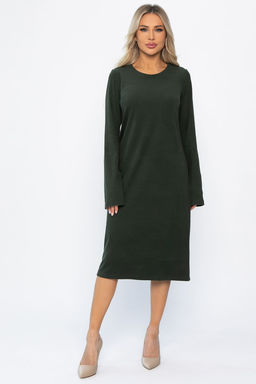 Платье трикотажное Уютный вечер (хаки) П14359-25М - Lt collection фото 8