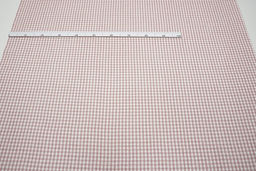 Муслин двухслойный с эф.жатости Клетка (0.7*0.7см) цв.пыльная роза, ш.1.4м, хлопок-100% - Купава фото 8