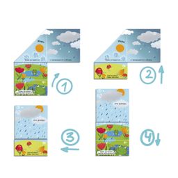 Цена за 2 шт. Книжка-картинка для детей. Серия Складные истории арт. 58104 КАК ВСЁ УСТРОЕНО - Феникс+ фото 2