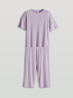 K?z ?ocuk Pijama Tak?m? Anne K?z Kombini