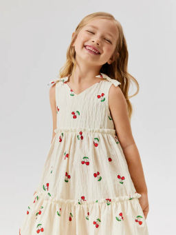 ACOOLA /  Платье детское для девочек Alcor белый принт