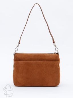 Сумка женская кожаная 8269PEF brown Polina&Eiterou  в Новосибирске