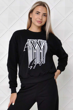 Арт. 1595 Свитшот женский 44-52 (5 шт) Цвет:красный - Калинка фото 3