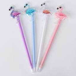 Цена за 12 шт. Ручка Фламинго, синие чернила, МИКС - Simaland фото 4