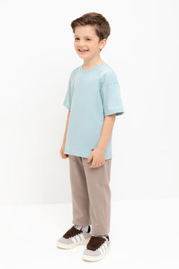 КР 400661/коричневый брюки для мал