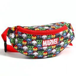 Сумка поясная детская для мальчика, 25×6×13 см, Мстители