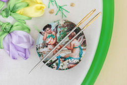 Иглы для шитья ручные Gamma N-382 синельные №20-24 6 шт. в блистере