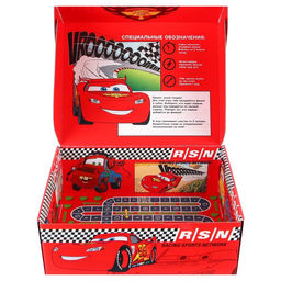 Складная коробка с игрой 28х21х9 см, Тачки - Disney фото 6