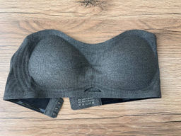 K13028 Топ с чашками бесшовный ТМ_СЕРЫЙ