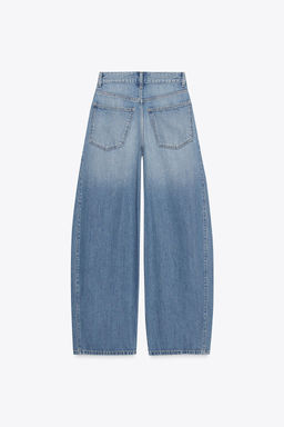 TRF OVERSIZED BALLOON HIGH-WAIST JEANS