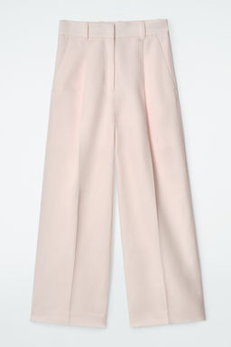 PANTALONES WIDE LEG MEZCLA LINO RELAXED FIT - H&m фото 3