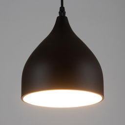 Светильник «Капля» Е27 40 Вт черный 17×17×100 см