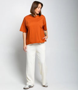 Футболка #КТ1612 (1), терракотовый - Dommod фото 4