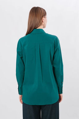 NOBBY Рубашка женская 002М-127/2 (ультрамариновый зеленый) фото 5