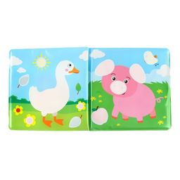 Книжка - игрушка для ванны Крошка Я «Рисуем пальчиками: животные фермы», водная раскраска