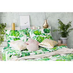 Постельное бельё Этель 2 сп., Монстера, размер 175х215 см, 200х220 см, 70х70 см - 2 шт  фото 6