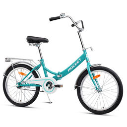 Велосипед 20" Rocket City Fold 20, цвет бирюзовый, размер 13,5"