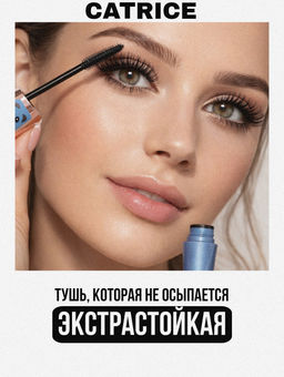 Тушь для ресниц Glam & Doll, Easy Wash Off Power Hold Volume Mascara, 010 Ultra Black 931246