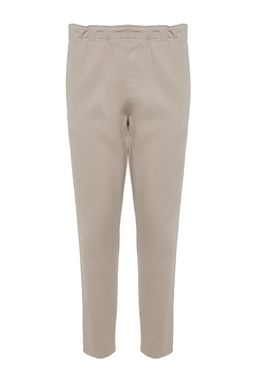 Lacivert Regular Fit Lastik Belli Gabardin Pantolon TMNSS23PL00033 - Trendyolmilla фото 14