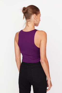 Murdum Halter Yaka Vucuda Oturan Esnek Alttan C?tc?tl? Orme Body TWOSS20BD0044