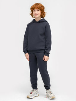 Комплект для мальчиков (худи, брюки) в сером цвете - Mark formelle фото 2