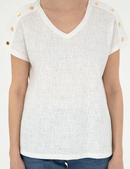 Ekru Regular Fit Ti__rt - Pierre cardin фото 6