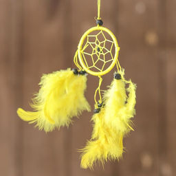 Ловец снов «Солнечное утро», 0.5×6×25 см, жёлтый