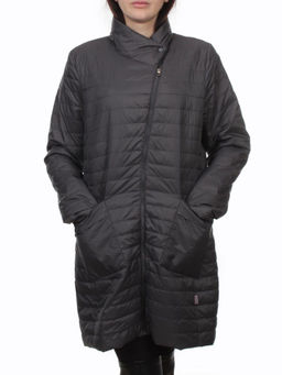 K-532 DK. GRAY Куртка демисезонная стеганая женская (70 гр. холлофайбер) - Fashion фото 3