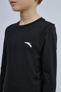 Футболка д/р Синтетика Черный - Anta sport фото 5