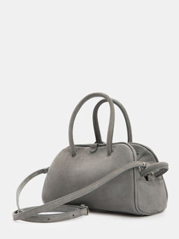 Женская сумка с ручками MAISON DAVID NATALY MINI Артикул 4638069, светло-серый фото 4