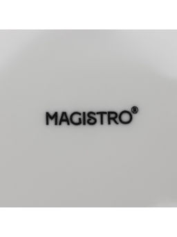 Десертные тарелки Magistro Basic bistro, d=16.5 см, набор 6 шт., фарфор, белые  фото 6