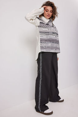 Блуза BegiModa 4136-Р Сливочно-серый