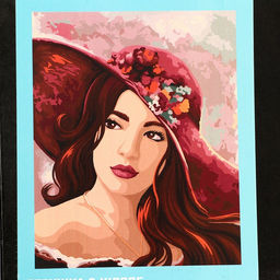 Картина по номерам на холсте с подрамником Девушка в шляпе 40 50 см - Школа талантов фото 7