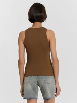 Топ женский коричневый - Mark formelle фото 4