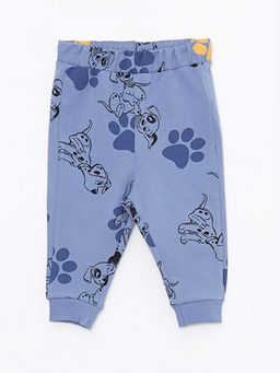 Bisiklet Yaka Uzun Kollu 101 Dalma?yal? Bask?l? Erkek Bebek Sweatshirt ve Pantolon 2li Tak?m - Waikiki фото 3