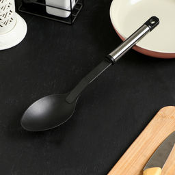 Ложка гарнирная Доляна Антрацитовый блеск, 29,5 см