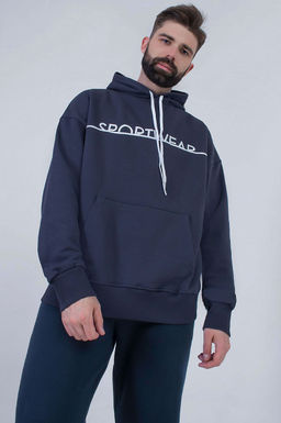 Арт. 6588 Толстовка мужская 46-54 (5 шт) Цвет:Антрацит