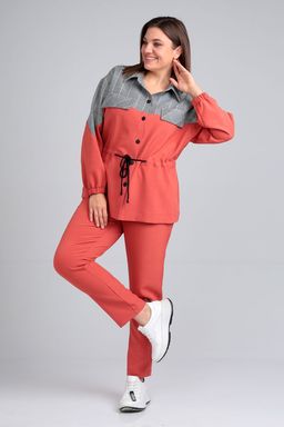 Костюм Liona Style 802 терракотовый  фото 3