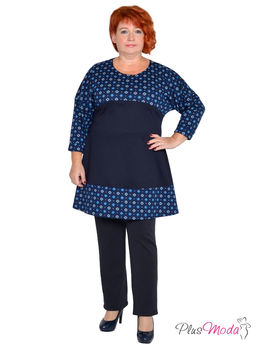 Туника Модель №1372 размеры 44-84 - Plusmoda фото 9