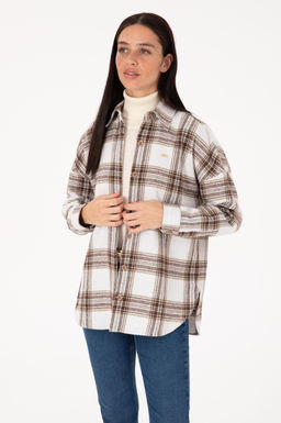 Kad_n Krem Uzun Kollu Oduncu G_mlek - U.s. polo assn фото 3