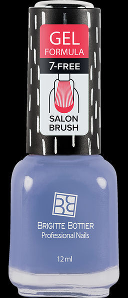 Brigitte Bottier лак для ногтей GEL FORMULA тон 40 голубая сирень 12мл/3