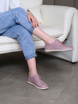 Туфли EDART 181.ОКСЕ be. Светлый тауп лион  фото 15