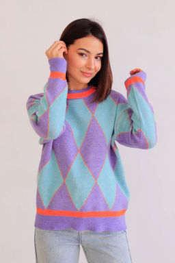 Martichelli Джемпер с ромбами  фото 4